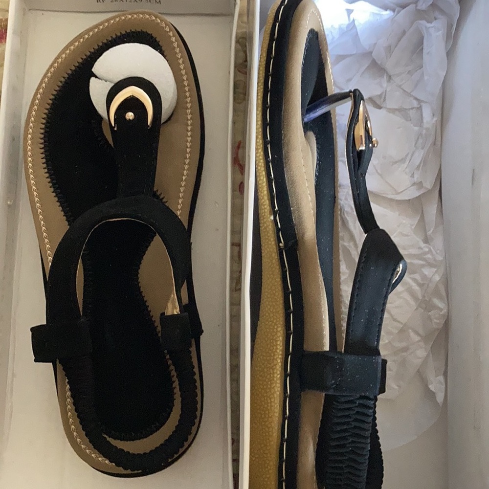 Brand new comfortable sandals never worn